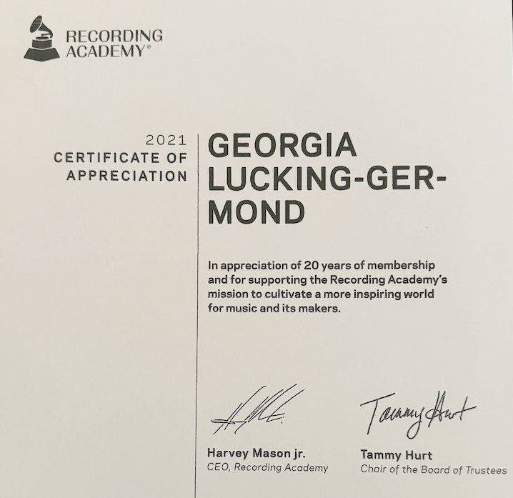 Georgia Lucking Germond - Recording Academy